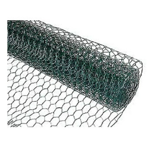 MALLA HEX PLASTIF NEGRA 20BWG 1" x 1M x 30M