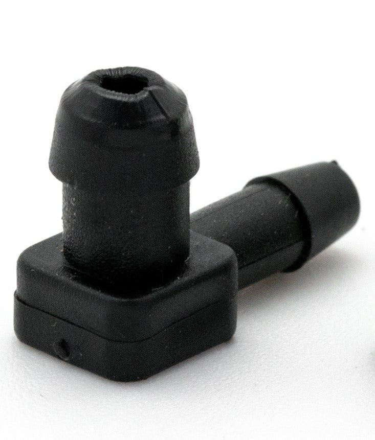 GOTERO BOTÓN MICROFLAPPER 4 L/H NEGRO
