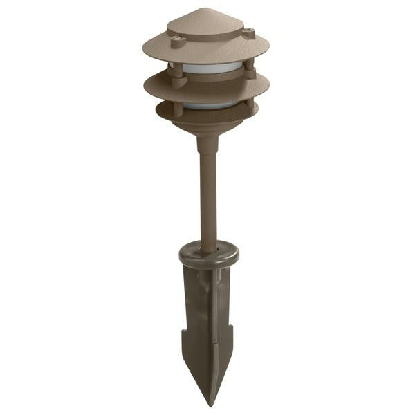 LAMPARA LED MEDIA ALTA DE 3W TEXTURADA BRONCE