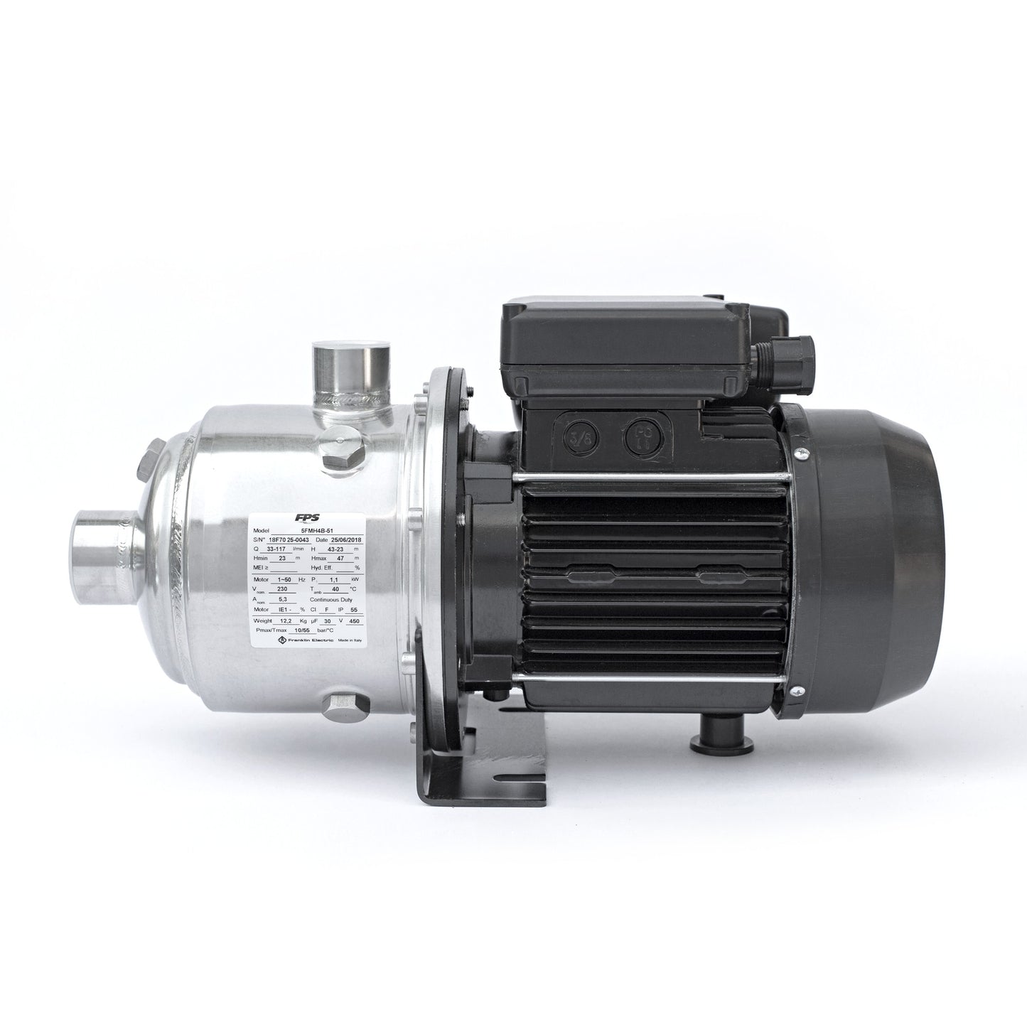 BOMBA MULTIETAPA MH 1,2 HP MONOFÁSICA 5FMH 4B