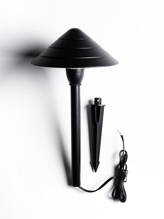 LAMPARA METALICA NEGRO 12V 3W