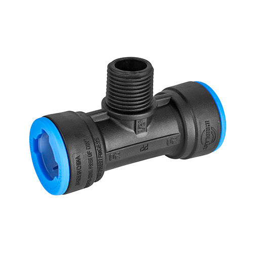 TEE DE 32MM X HE 1" FAST LOCK