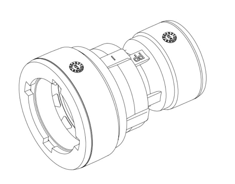 COPLA REDUCCION DE 25MM X 20MM FAST LOCK